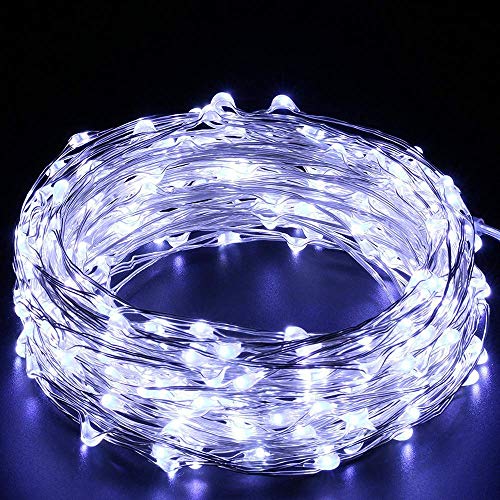 Guirlande lumineuse cuivre à piles pour illuminer vos soirées d'été et mariages en plein air