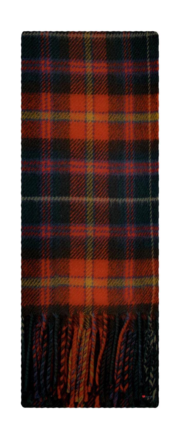 I LUV LTD Irish Tartan Plaid Scarf County Meath Unisex 100% Lambswool