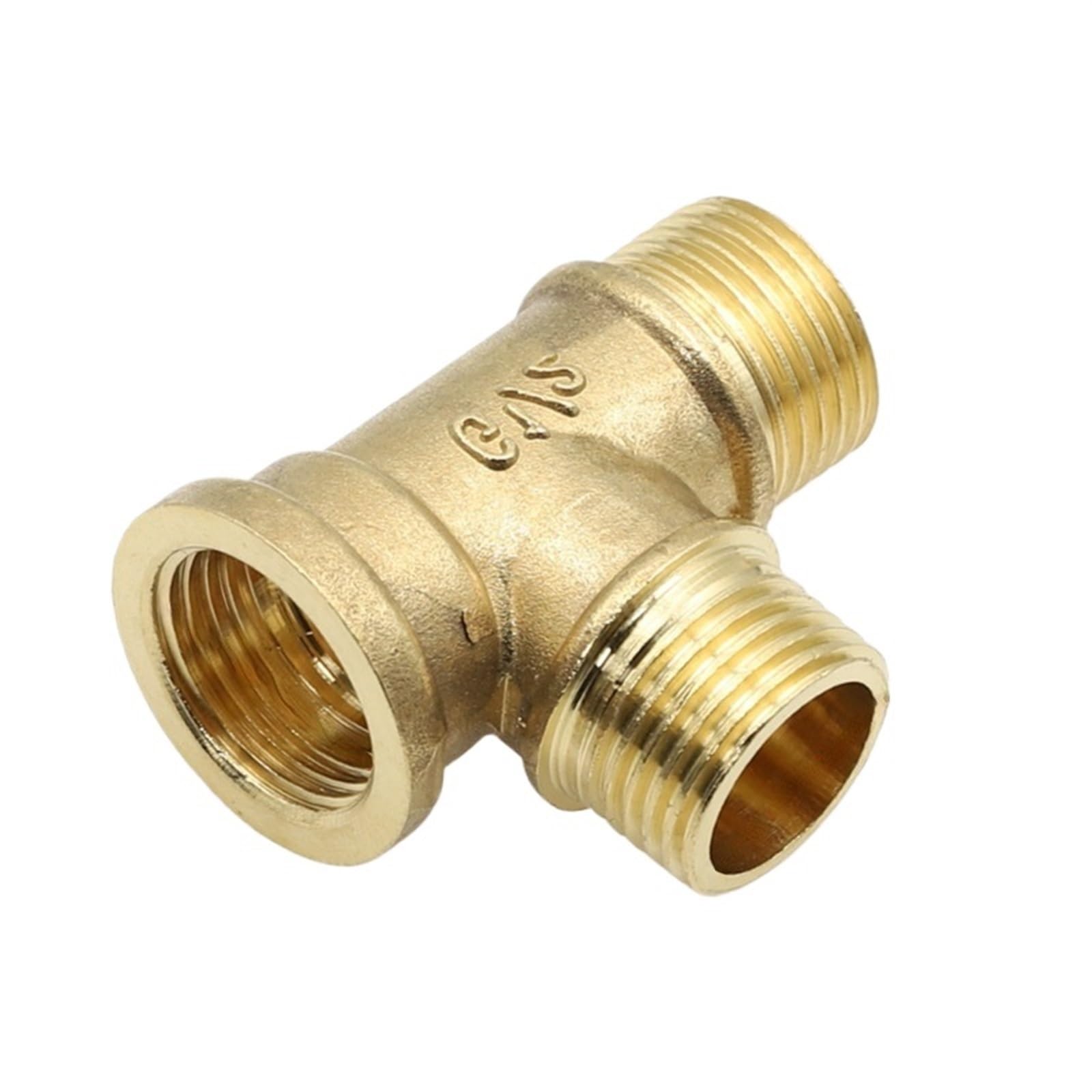 Sourcing Map Raccord De Tuyau En Laiton Coudé à 90 Degrés 1/4 (BSP) Mâle X 1/4 (BSP) Femelle 2 Pièces