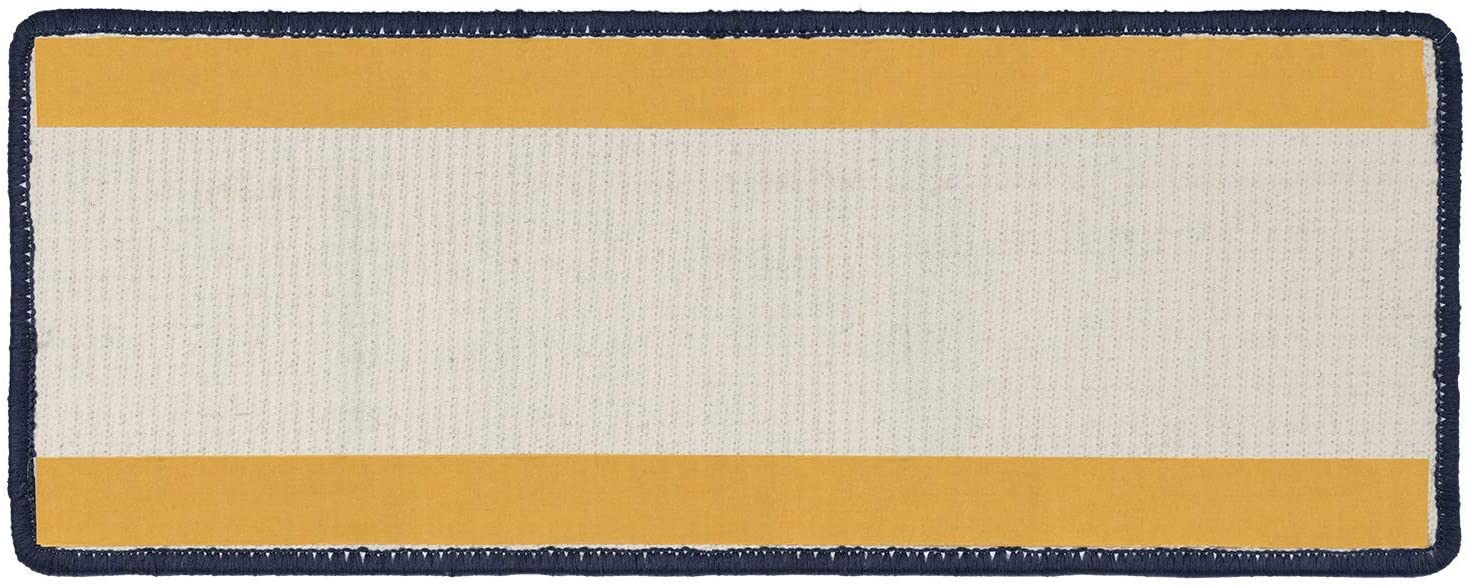 Tappetino Per Scale Antiscivolo KARAT Pure Nature In Sisal | Semicircolare 23,5x65 Cm | Rosso Autoadesivo Per Gradini - 2