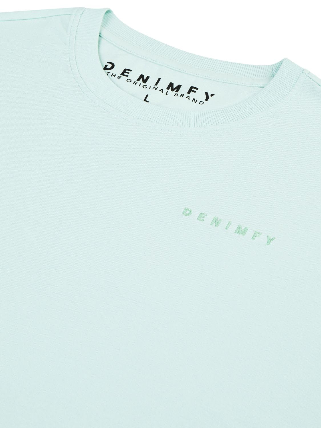 DENIMFY Tshirt Herren lang geschnitten Regular Fit DFDiego 3er Set Pack | Logo Stick Rundhals Kurzarm Sommer Long Tee Shirt Stick Schwarz Grau Beige Blau Gelb Orange S M L XL XXL 3XL 4XL 5XL