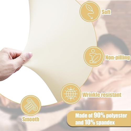 Miniatura 2 de Funda de cama elástica para cama de extensión de pestañas, juego de sábanas protectoras de tratamiento de spa para decoración de cama de pestañas o