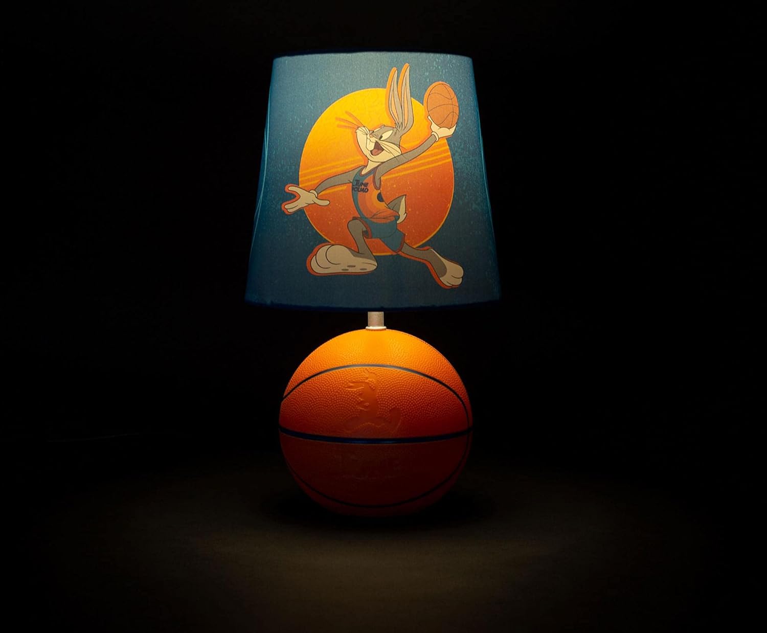 Space Jam 2: A New Legacy Tune Squad Basketball 3D Desk Lamp, Bugs Bunny Mood Light | Home Decor Accessories And Room Essentials | Official Looney Tunes Collectible | 14 Inches Tall
