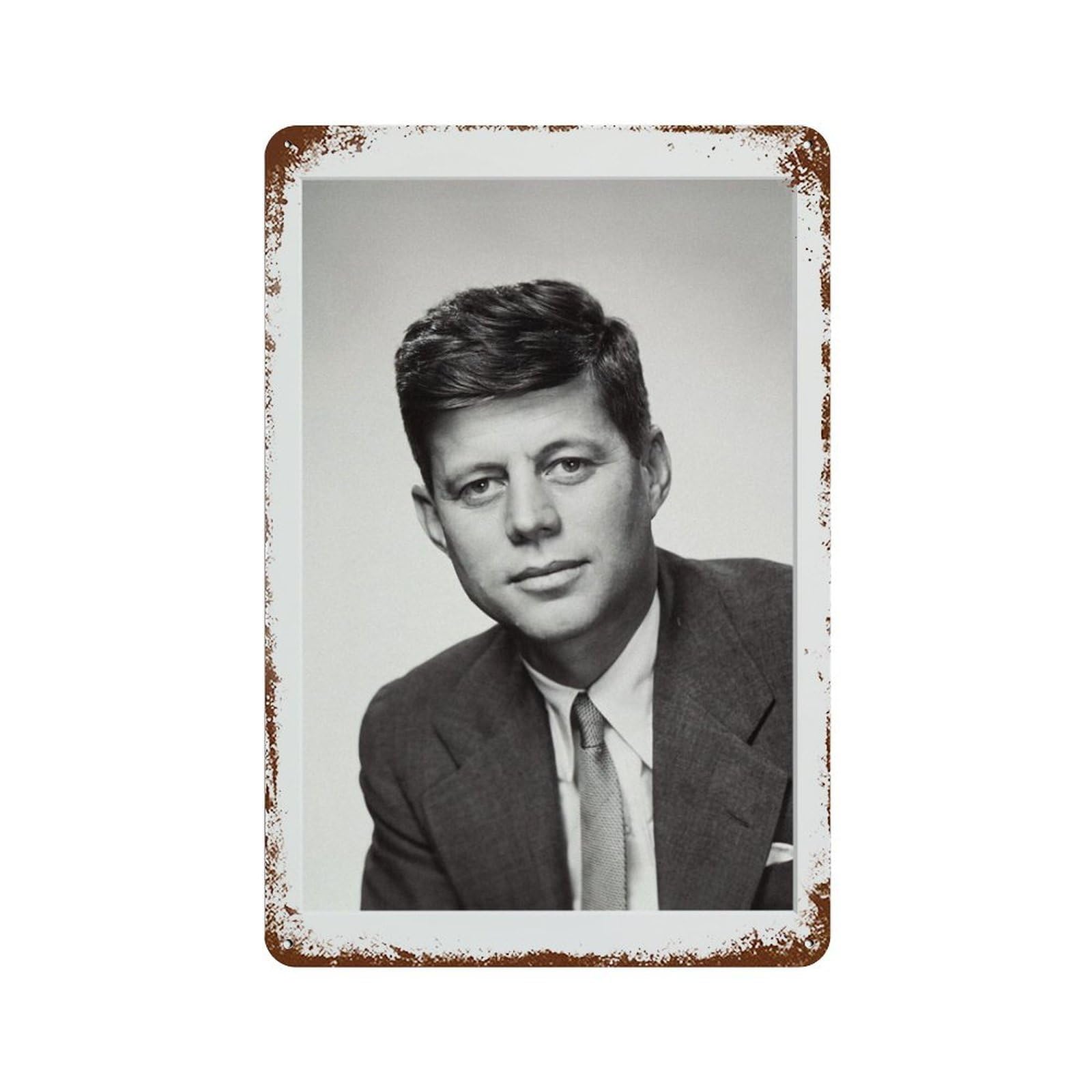 xiaoxiaoshen John F Kennedy, Photography S Wall Decor Art Metal Tin Poster Modern Home Decor Art Home Bar Shop Decorations Vintage Sign 30x20cm