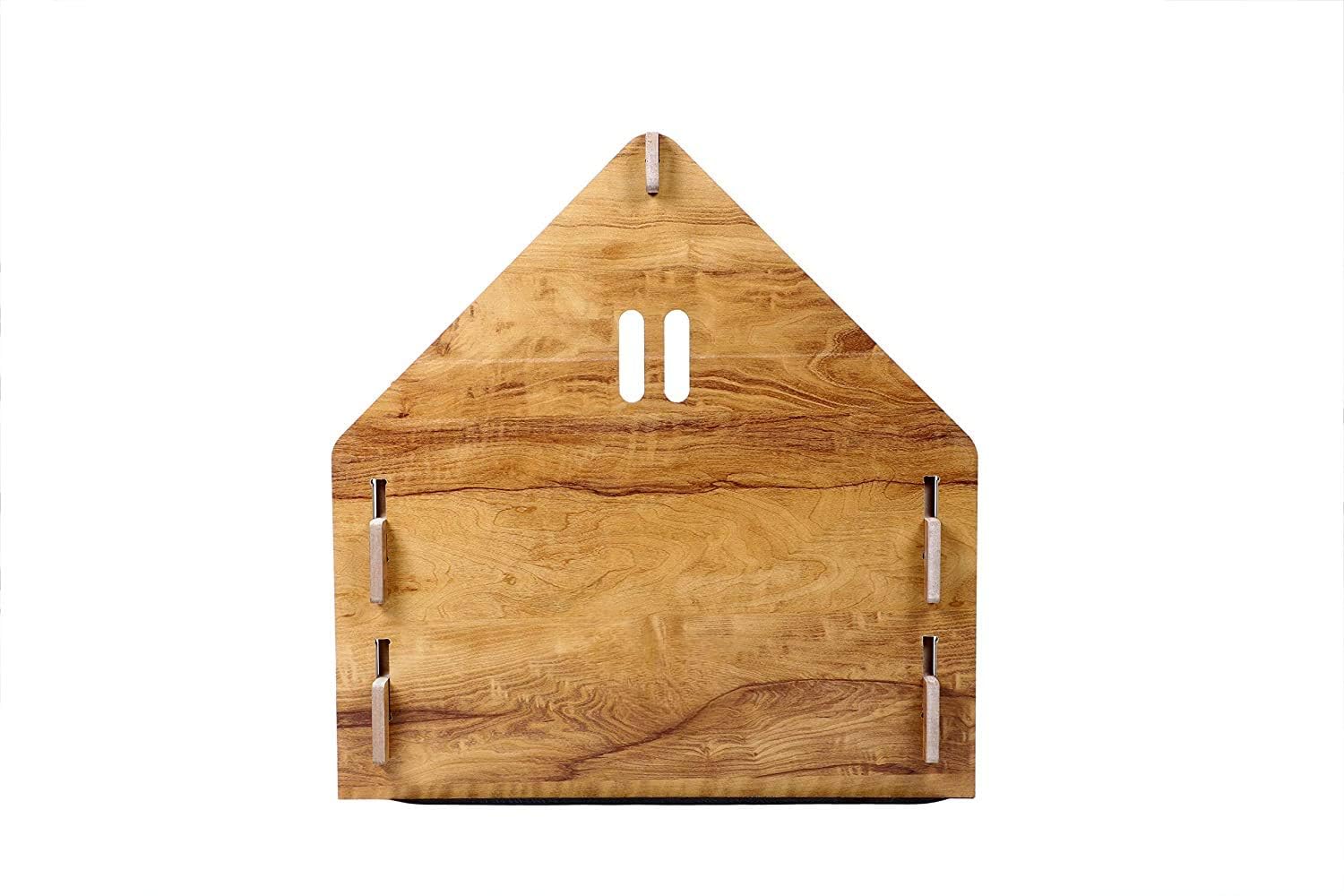 Cat House Dog House Pet House for Dogs Large Wooden Doghouse for Small Medium Dog Foldable Pet House Wooden Dog House Cat House with Foldable Mat and Roof (Small) 1
