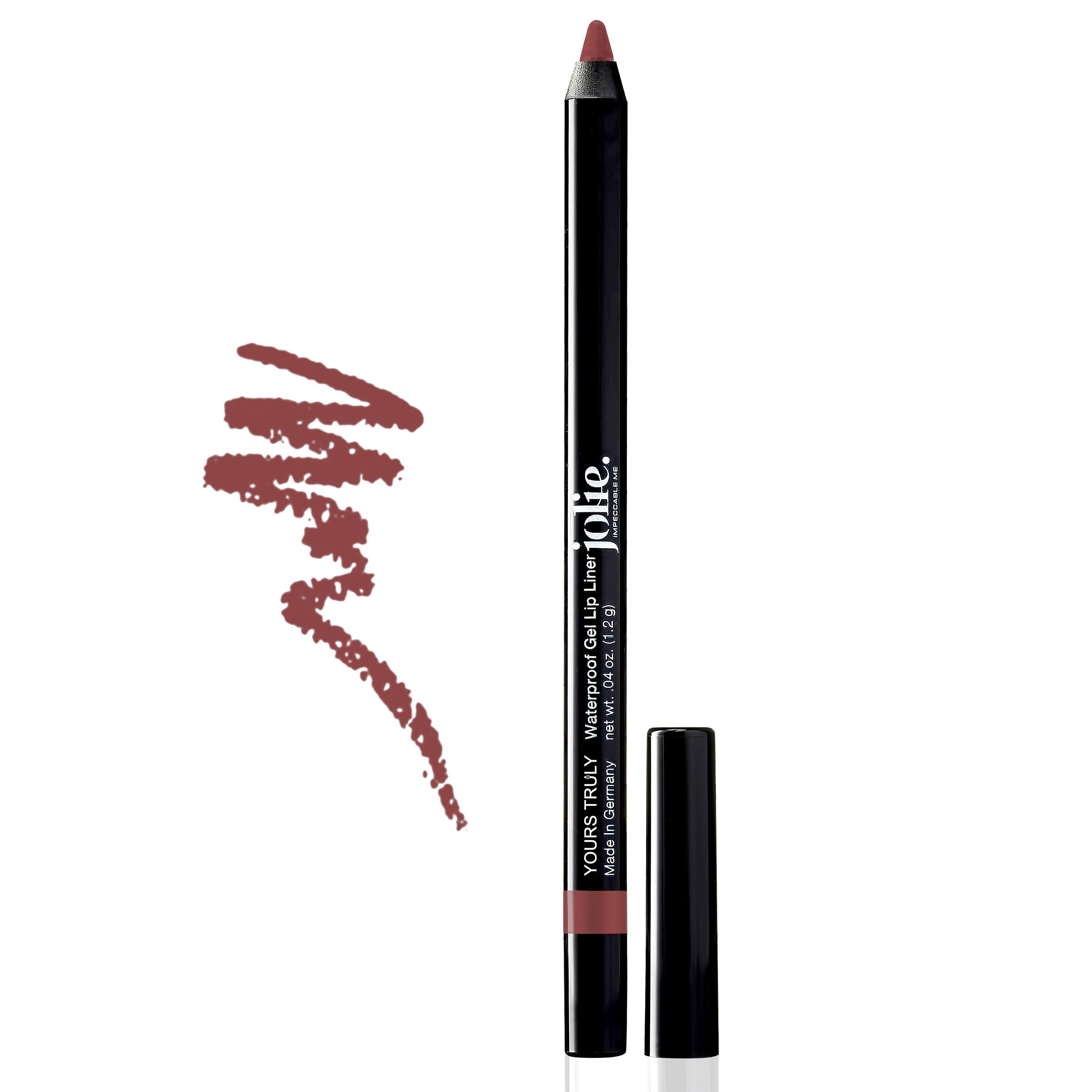 Jolie Glide-On Lip Pencil Long-Lasting, Waterproof Gel Lip Liner (Yours Truly)