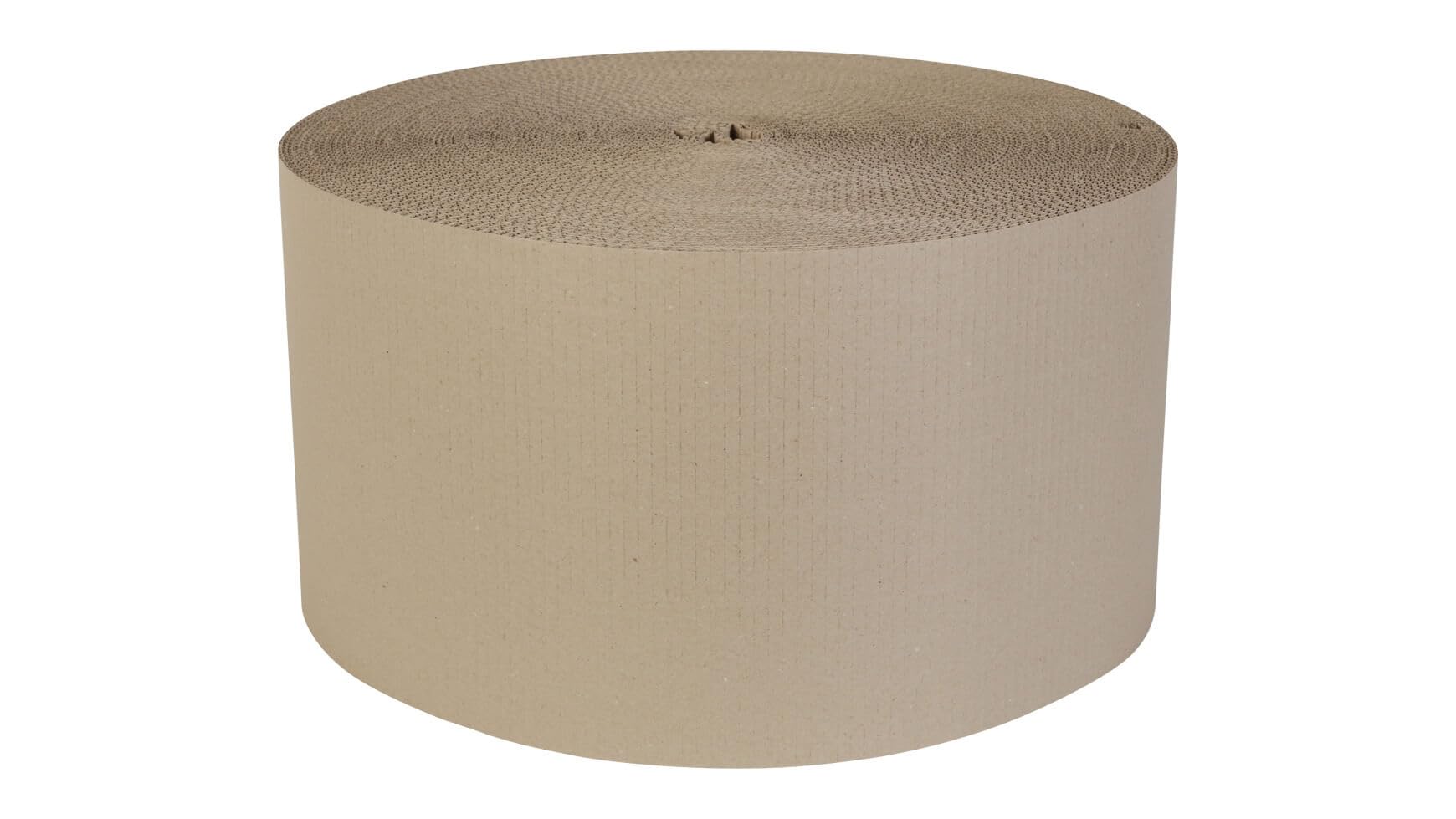 packster 2x Rollenwellpappe Wellpapprolle 30cm 70lfm Braun C-Welle Wellpappe Verpackungsmaterial für sicheren Versand & Lagerung