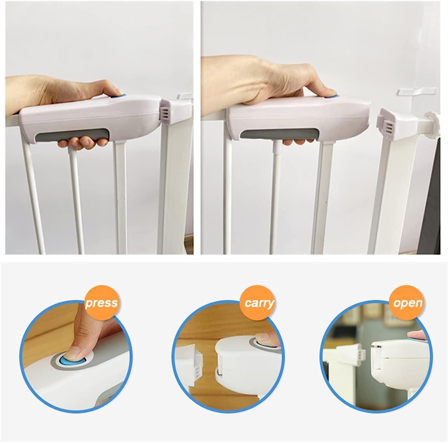 犬用自動閉鎖ゲート Amazon.co.jp: 犬の安全ゲート、自動閉鎖ペットゲート、76cm子犬ゲート