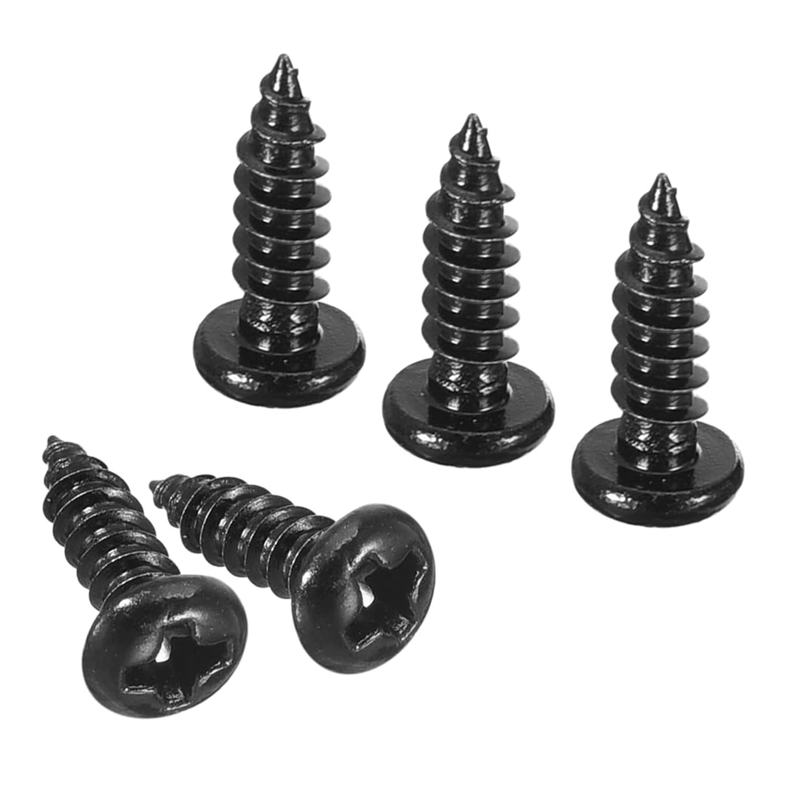 TA-VIGOR 100Pcs Self Tapping Screws, M3 Phillips Pan Head Screw, 10mm Round Head Tapping Screws