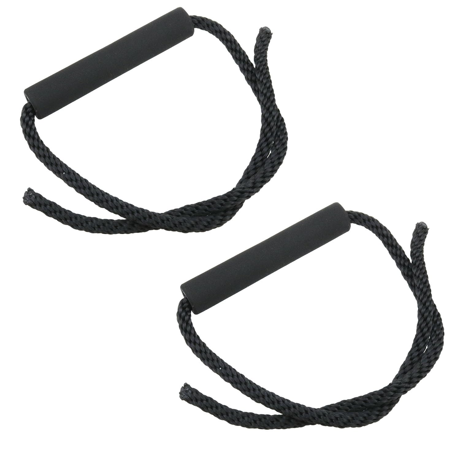 Haidong Cooler Replacement Handles Strap Marine Grade Polyester Cooler Handles Black Rope Handles with Replaceable Sponge Sleeve 2PCS