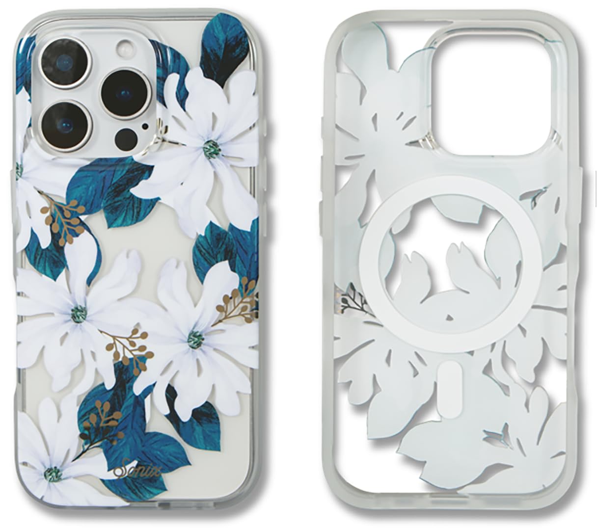 Sonix Case for iPhone 16 Pro | Compatible with MagSafe | 10ft Drop Tested | Delilah Flower