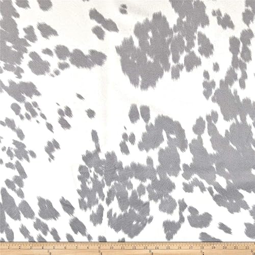 Miniatura 2 de Tapicería de vaca Udder Madness Negro tela por el patio