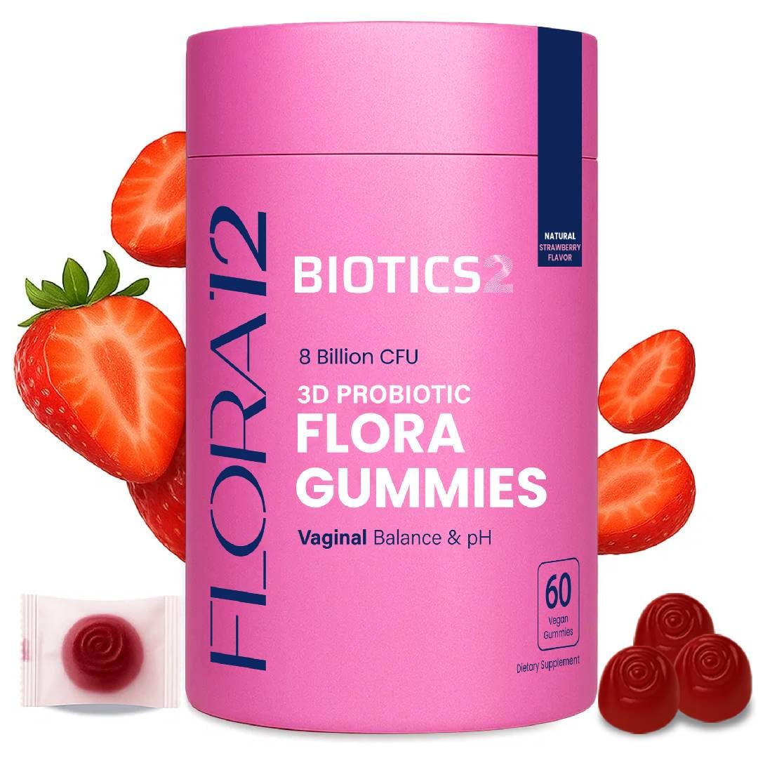 Amazon.com: Flora Vaginal Probiotics for Women pH Balance Gummies