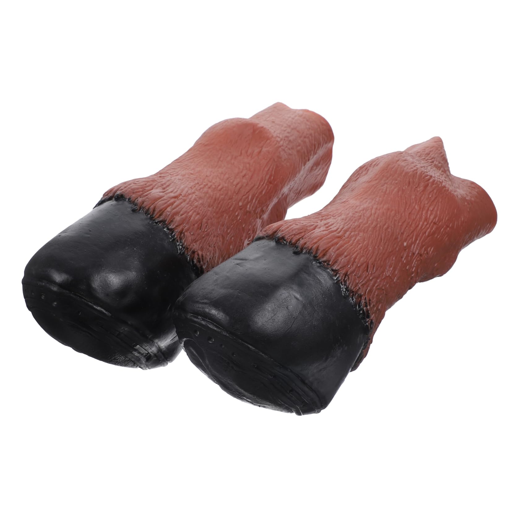 Abaodam Latex Horse Hooves Gloves Friendly Stretchy Costume Accessory for Adults Unique Animal Hoof Design for Halloween Carnival Cosplay Masquerade Parties