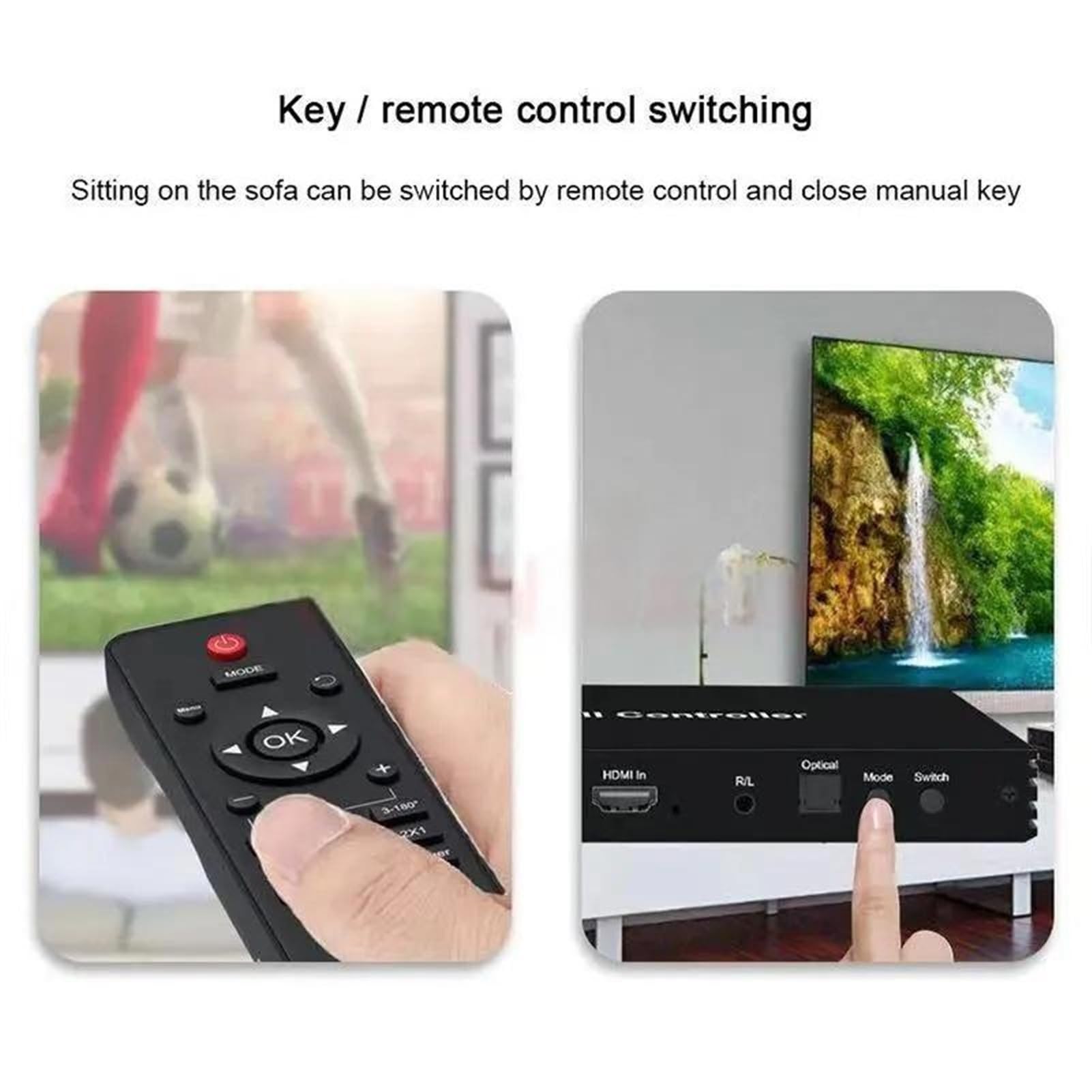 Controlador de Pared Video 1080p 2x3 for HDMI Compatible con 1x2, 1x3, 1x4, 1x5, 1x6, 2x2, 3, 4, 6, procesador Empalme for TV multipantalla