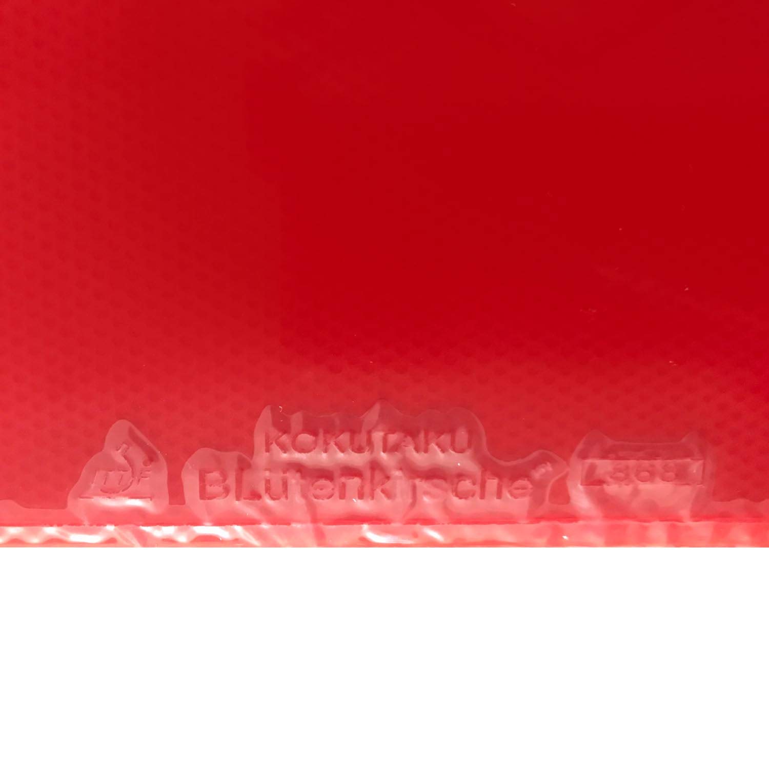 Kokutaku 2X BLutenkirshce 868 Pips-in Table Tennis (PingPong) Rubber with Sponge(2red,2.2mm)