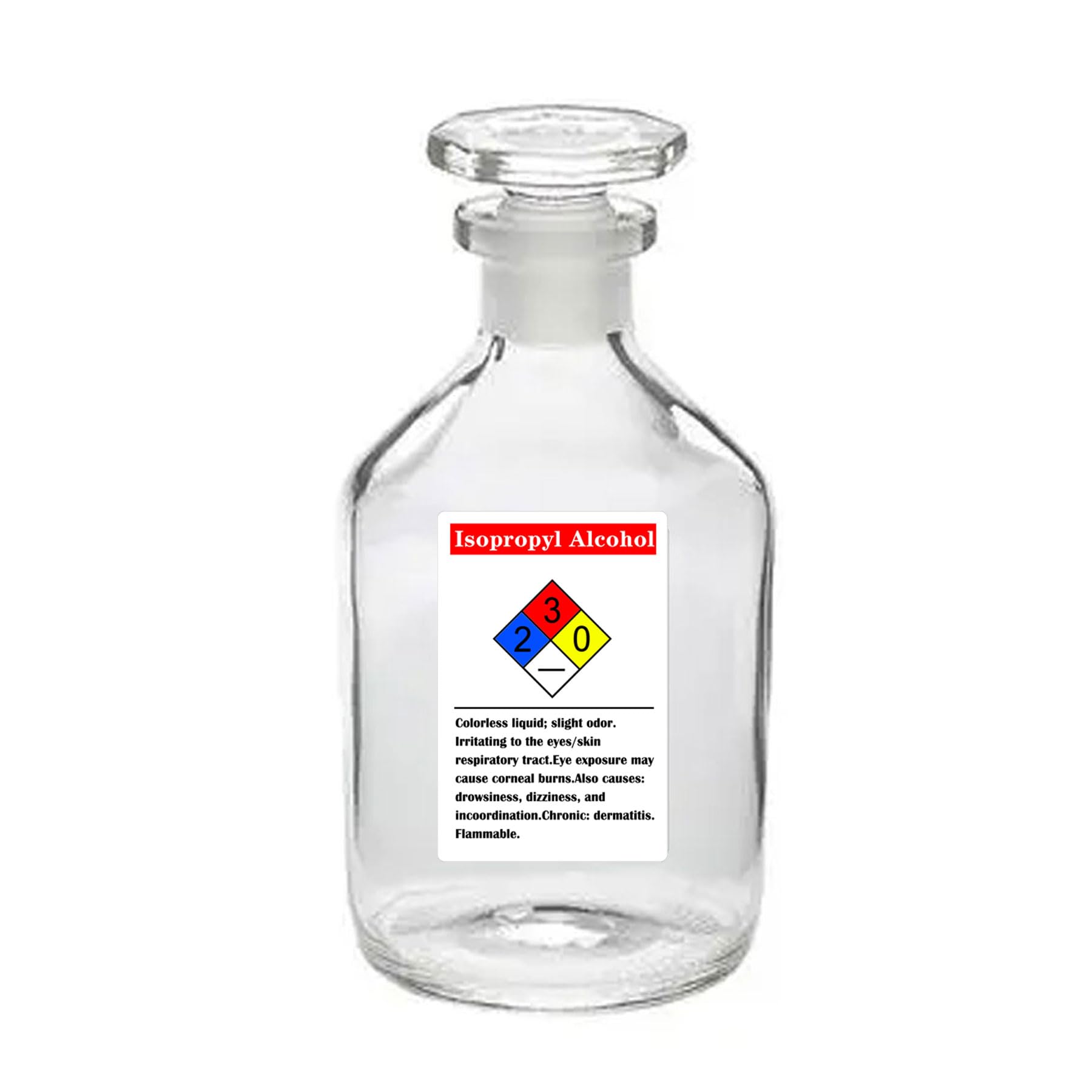 Snapklik.com : Isopropyl Alcohol Chemical NFPA Labels Hazard Labels 2 X ...