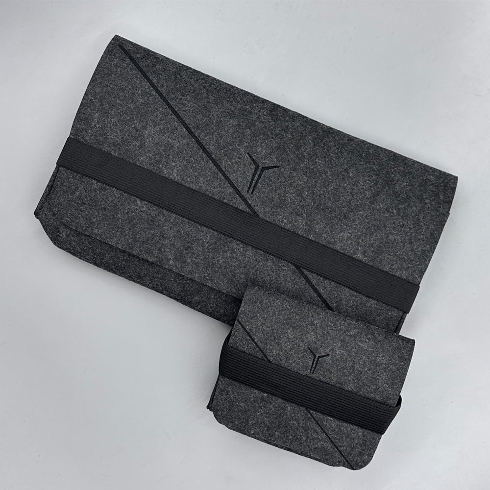 BeisDirect Futerał do Lenovo Legion Go, odporny na wstrząsy ochronny futerał podróżny, torba do przechowywania dla Legion go, ręczne akcesoria do gier, 32,5 x 14 x 6 cm (czarna)