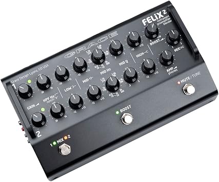 Grace Design Felix 2-Channel Instrument Preamp and Blender Black