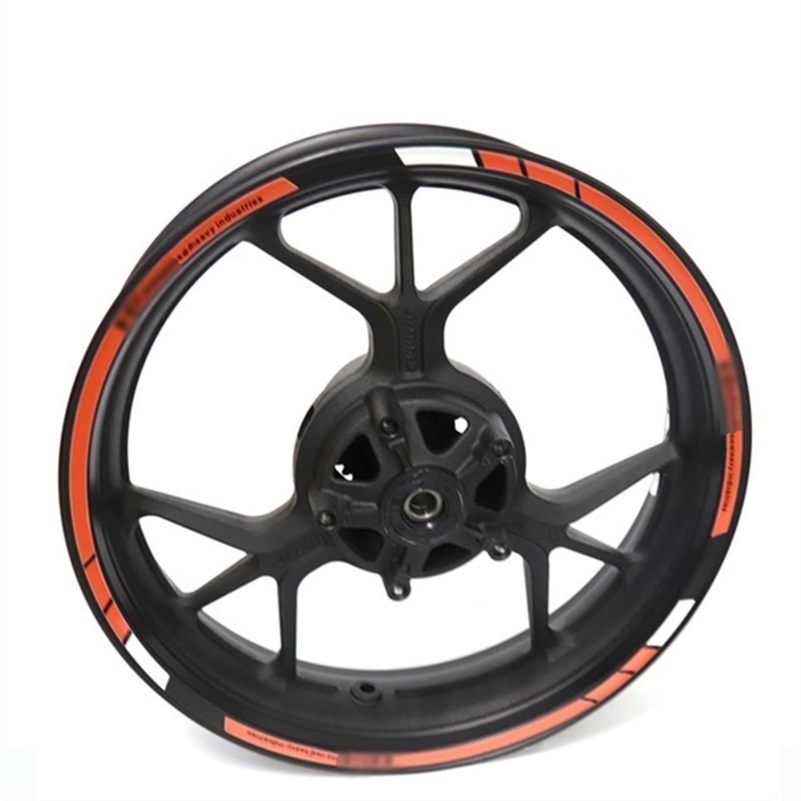 Motorcycle Wheel Stickers Reflective Rim Motorbike Waterproof Decals for Kawasaki for VERSYS 1000 Decorative(Color5)