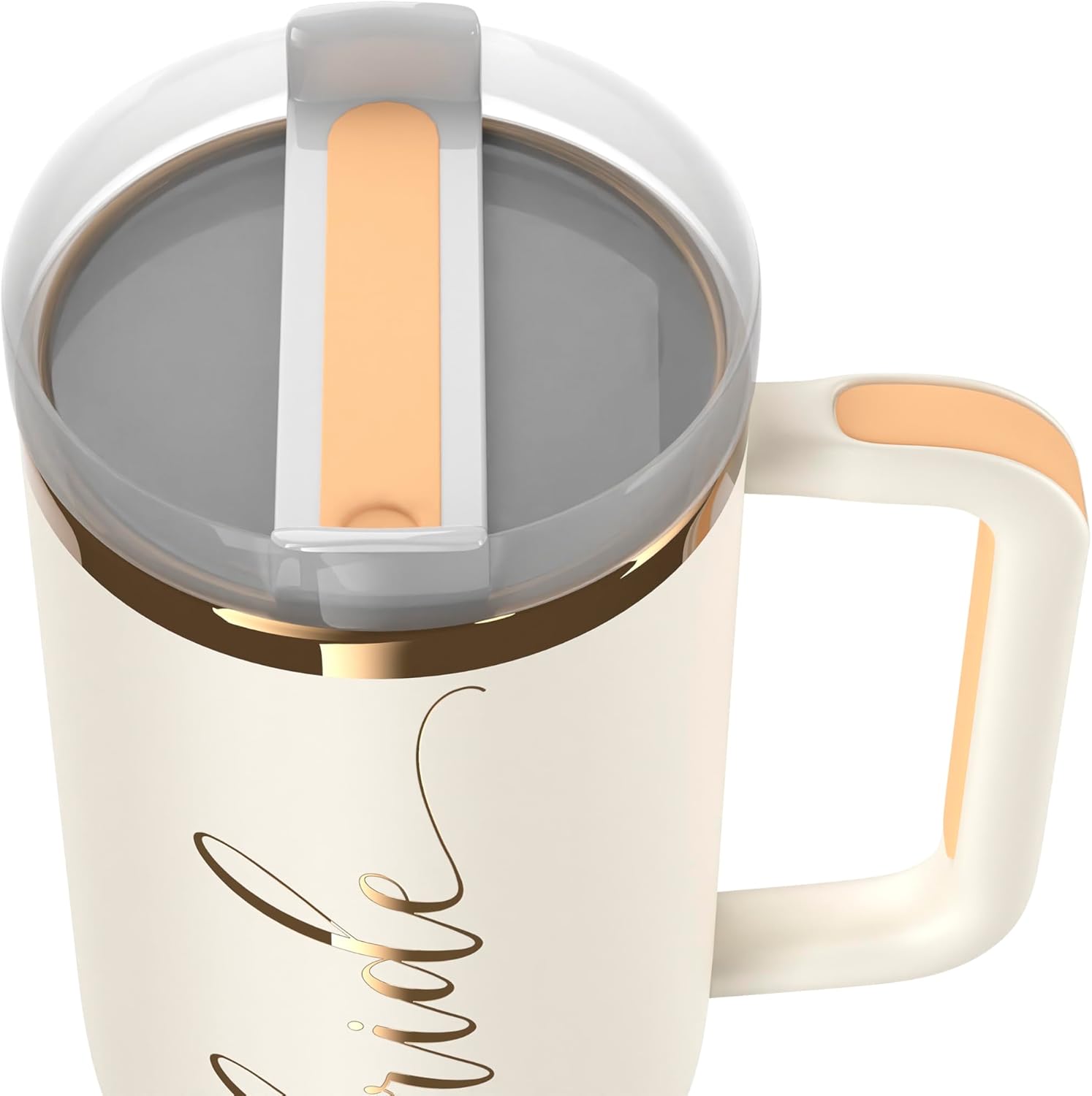 Heather & Willow Bride to Be Coffee Tumbler with Lids and Straws | 40 oz Mason Jar Cups & Iced Coffee Cup | Wedding Bridesmaid Proposal Gifts, Bridal Shower, Bachelorette Party Supplies & Bride Tribe - Image 3