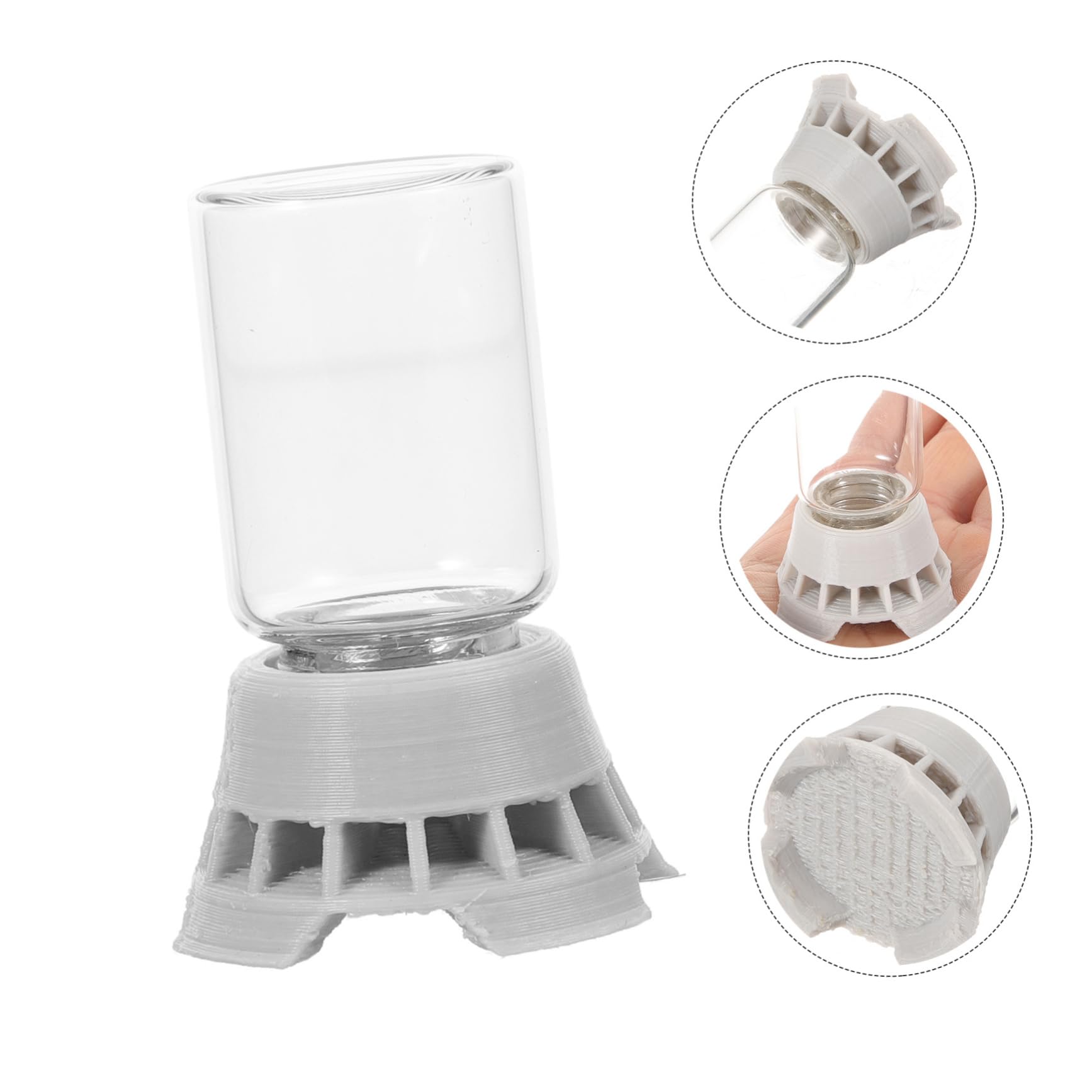 Mikikit Pet Waterer Water Feeder Small Pet Water Dispenser Easy to Random Color