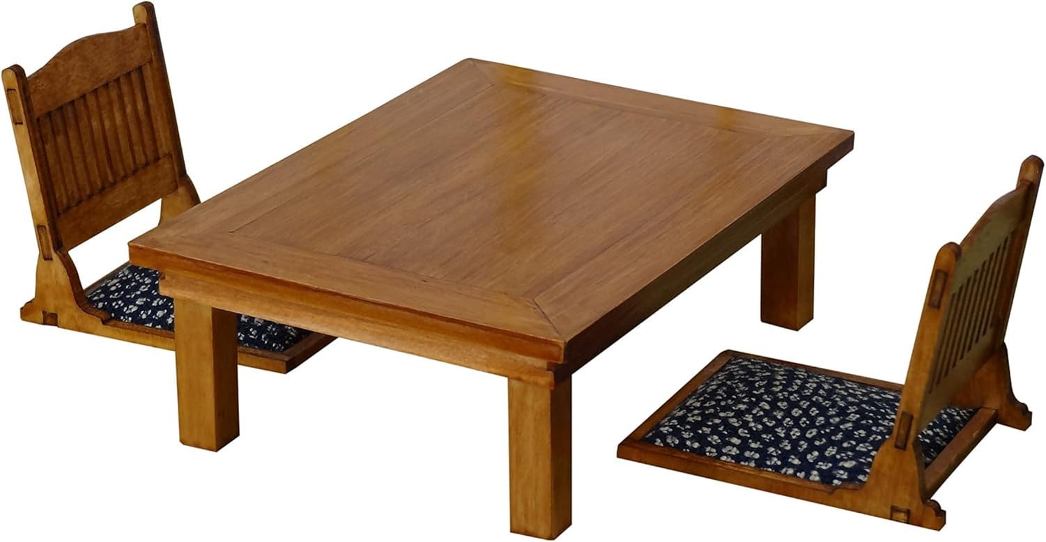 Miniature Set of Table and Chair Size 1/12 (Japan Import)