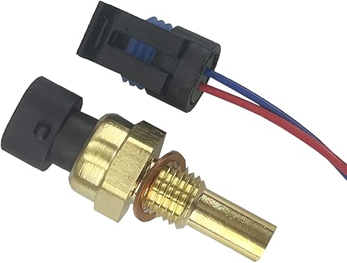Miniatura 5 de 213-4514 213-4333 19236568 Sensor de temperatura del refrigerante del motor con conector de coleta compatible con Lacrosse Impala Express Silverado