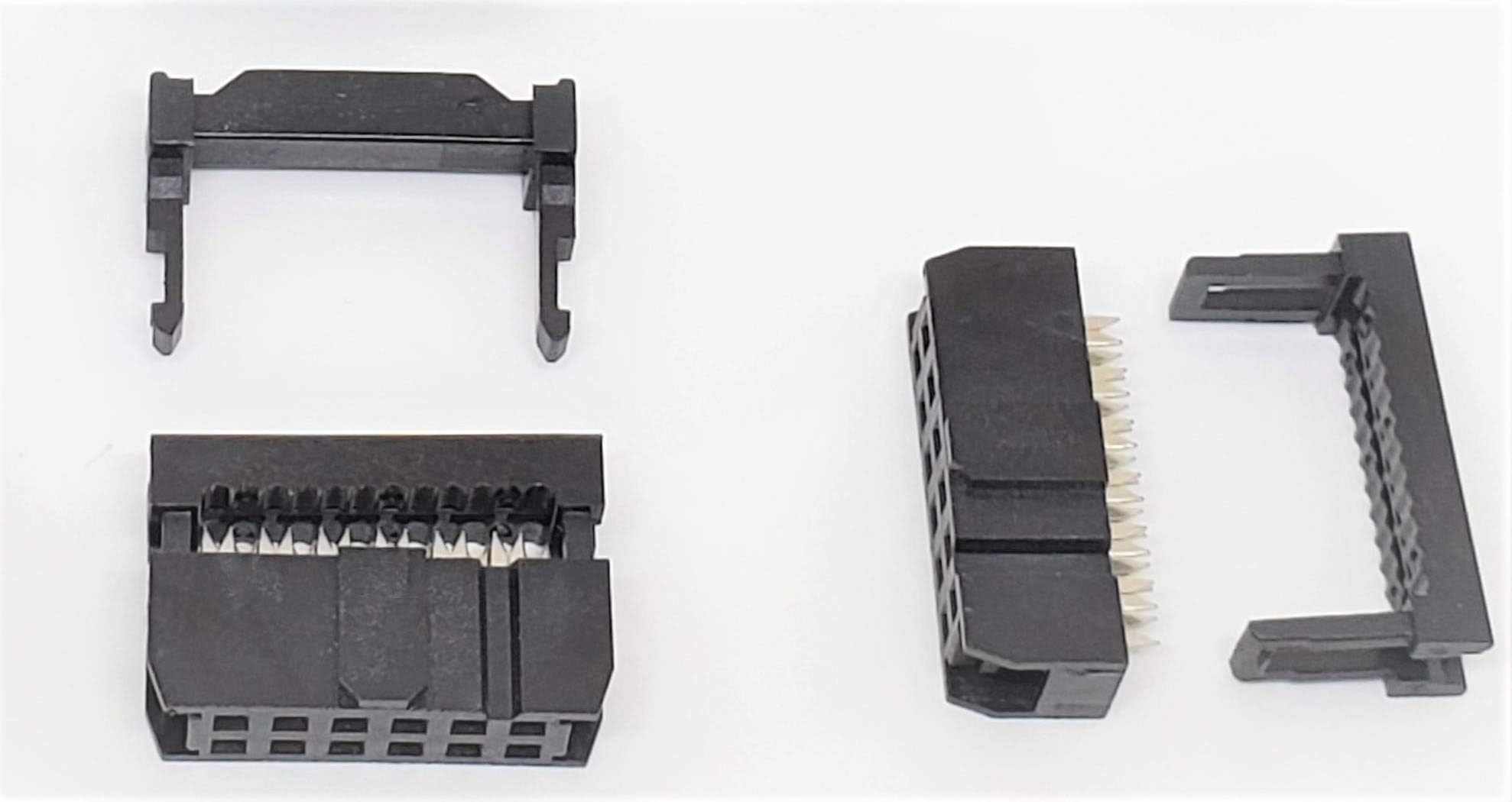 Pc Accessories - Connectors Pro 50-Pack 2X6 12P FC 2.54mm Pitch Dual Row IDC Sockets for 1.27mm Flat Ribbon Cable, 12 Pins Female Connector