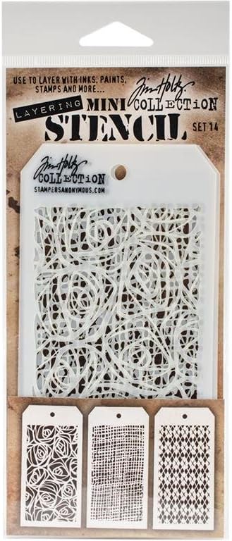 Stampers Anonymous StampersA Layering Stencil THoltz Mini #14