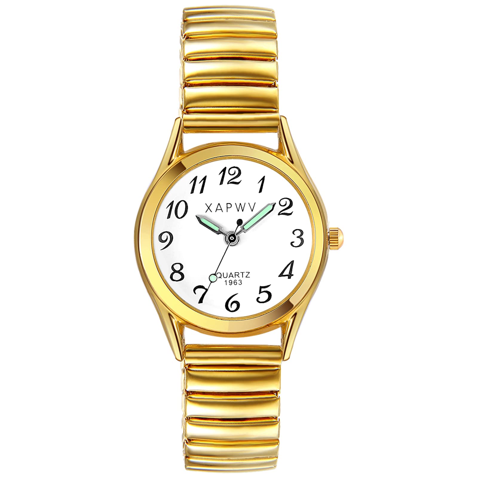 Avaner Uhren Damen Bohemian Stil: Stretchband Armbanduhr mit