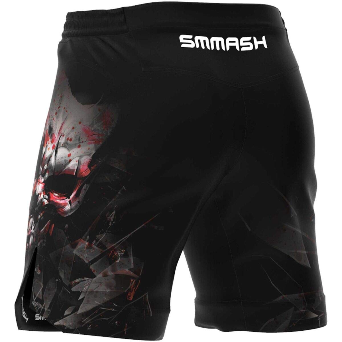 SMMASH Pantalones Cortos Hombre para Artes Marciales Kickboxing Boxeo Muay Thai Deportivos De Combate Choker