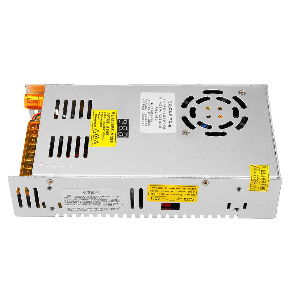 Cambio De Fuente De Alimentación Transformador Ajustable AC 110/220V A DC 0-48V 10A 480W con Pantalla Digital