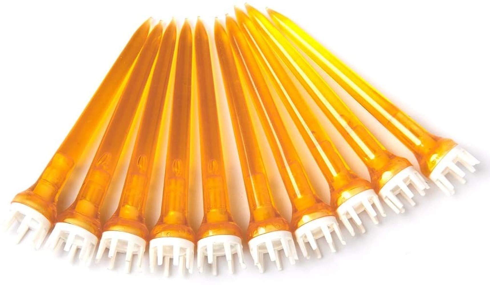 SGerste Mixed Colors Plastic Claw/Lift/Crown Top Golf Tees 78mm 50pcs