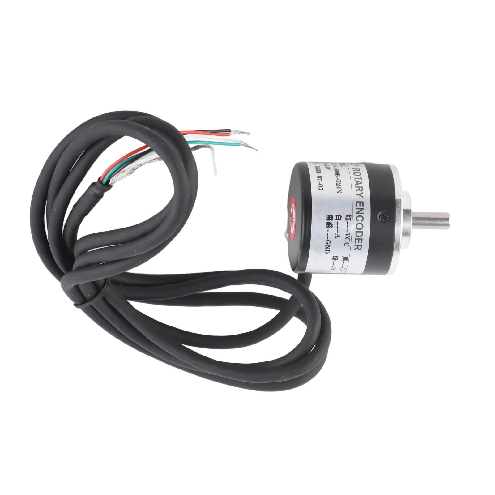Enkoder, Przyrostowy Enkoder Obrotu 5V-24V AB 2-fazy Wał 6mm 600P/R Czujnik Magnetoelektryczny Enkoder, Przełącznik Enkodery