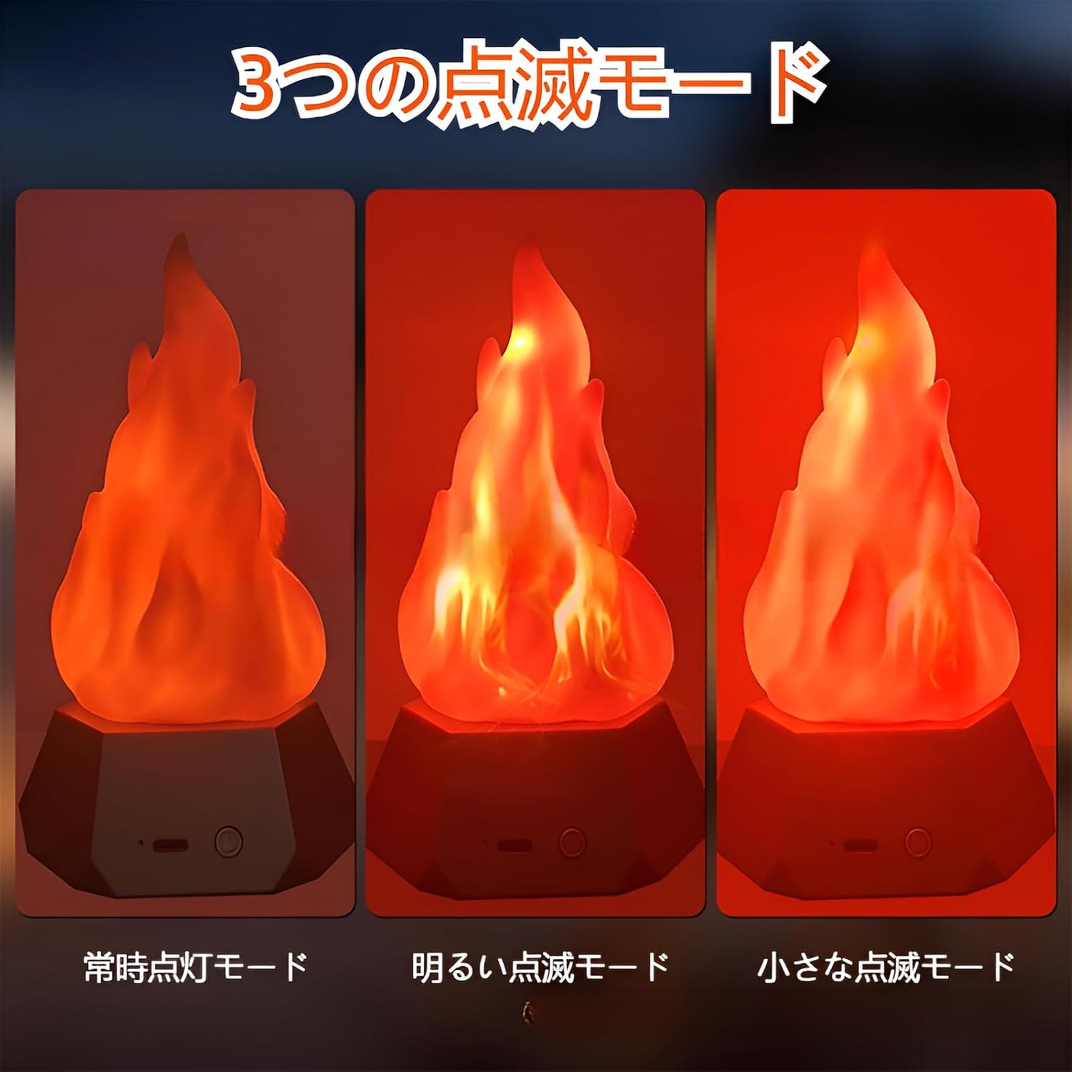 キャンプ用 インテライト 3モード切替 IP44防水 超薄型17cm pe-C充電式 和 【ポストモダンリビングルームダイニングベッドルームブラックグラデー】