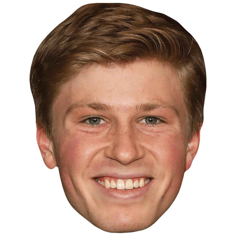 Robert Irwin (Grin) Celebrity Mask, Flat Card Face, Fancy Dress Mask