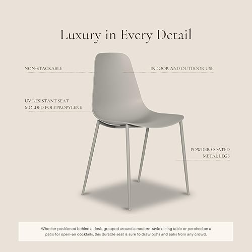 Miniatura 12 de POLY & BARK Isla - Juego de 3 taburetes de bar para cocina, taburetes de bar de altura de mostrador, taburetes de bar para interiores y exteriores,