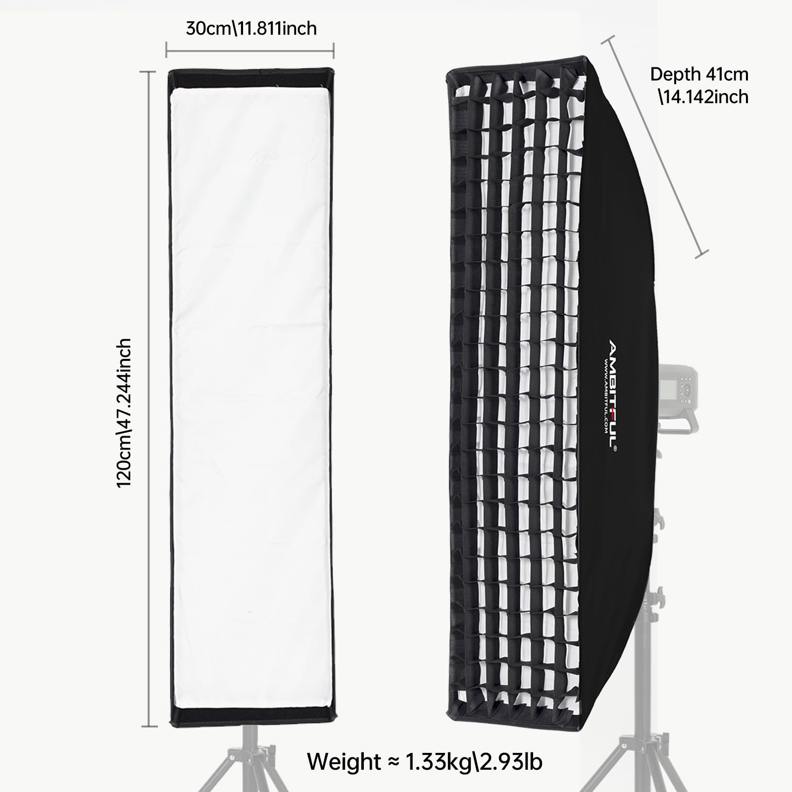Amazon.com : AMBITFUL 2PCS 30x120cm 12