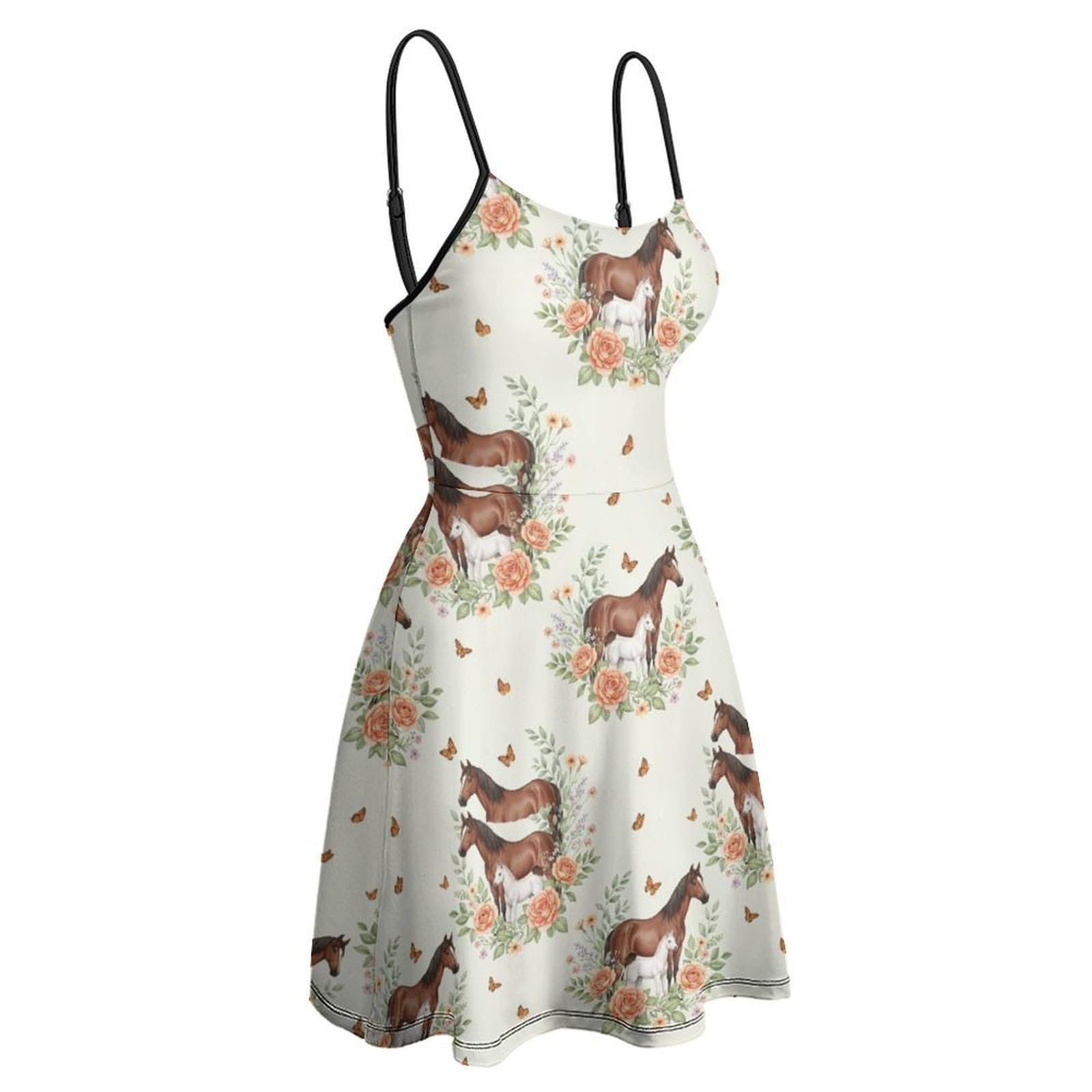 Women's Summer Dresses 2026 Beach Casual Sleeveless Sling Beach Swing Dresses