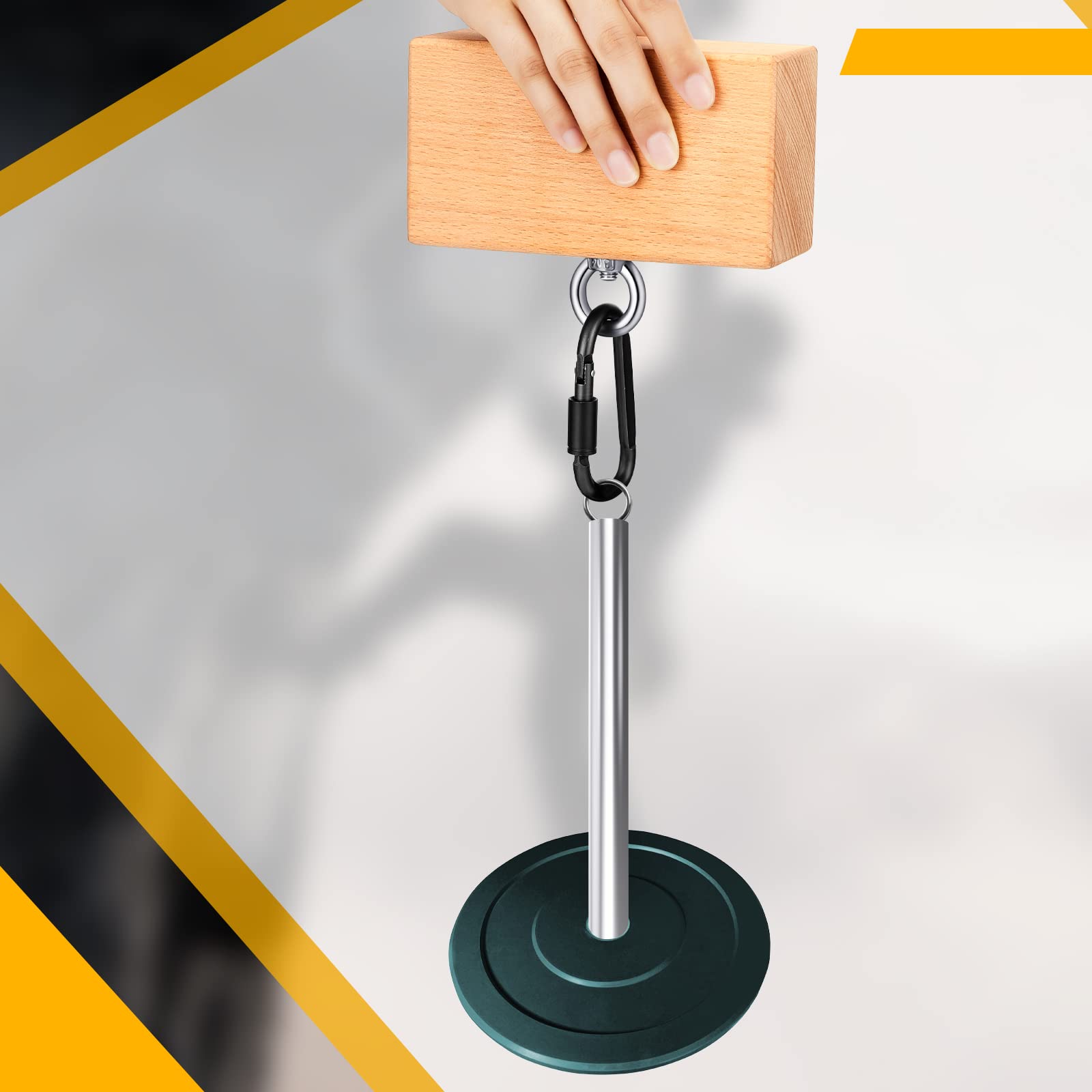 Amazon | Wettarn 木製ピンチブロックグリップ ワークアウト