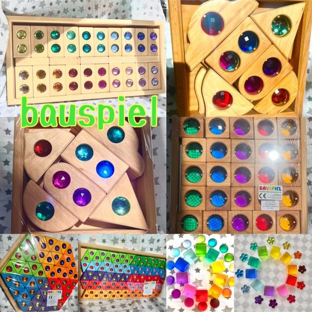 バウシュピール トライアングル大54個 バウシュピール トライアングル大54個 BAUSPIEL 】カラー