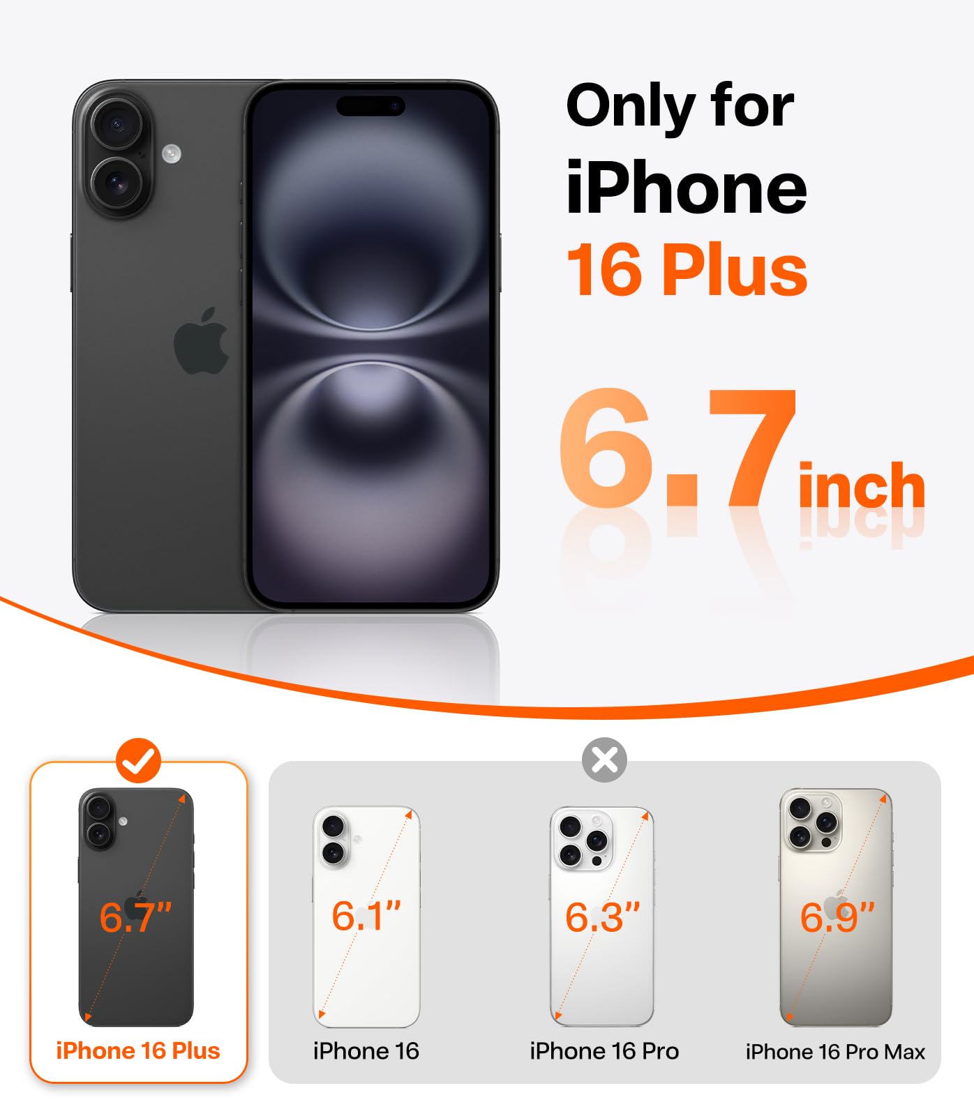 iPhone 16 Plus 本体 256GB ブラック TORRAS ケース付 Amazon.com: TORRAS for iPhone 16 Plus Case Translucent Black