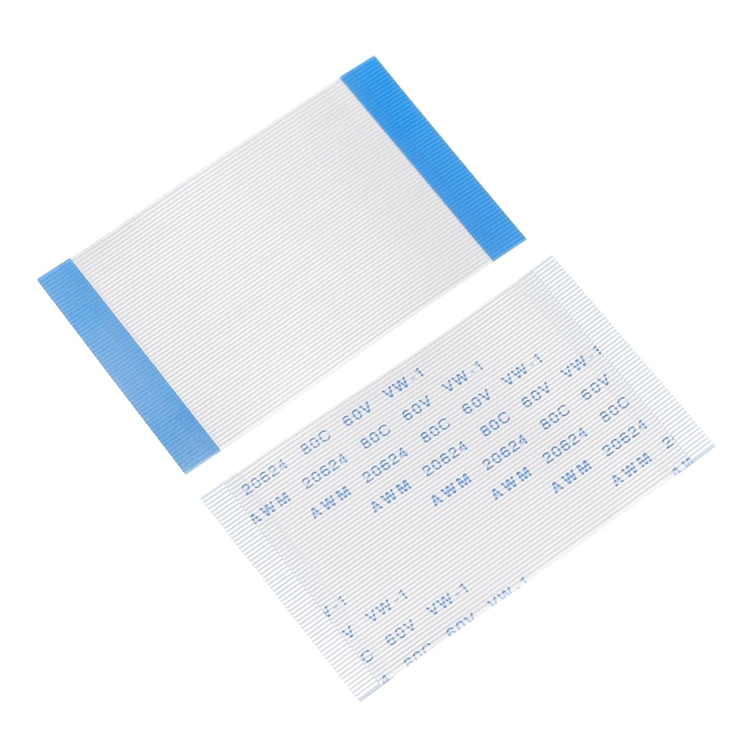 sourcing map FFC FPC Flat Flexible Cable, 60 Pins 0.5mm Pitch 60mm Long (A Type) for LCD 3D Printer Camera DVD TV Laptop Audio Pack of 10