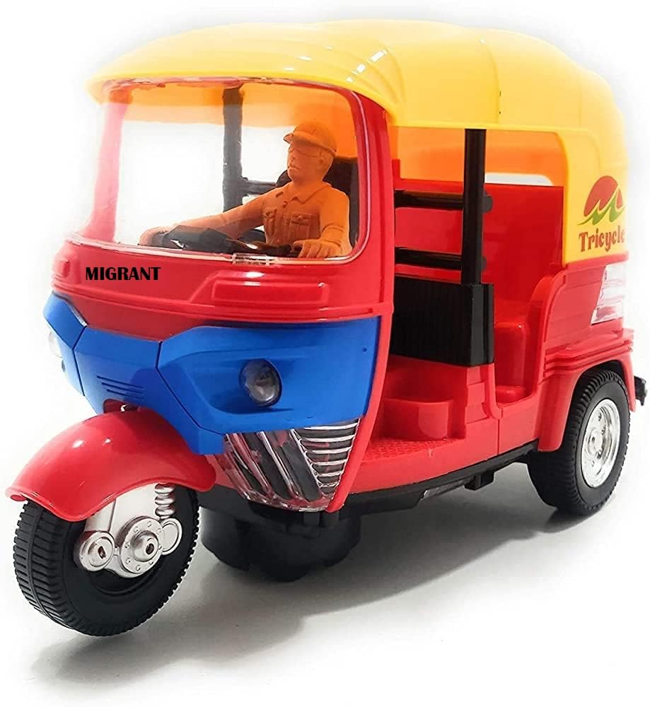 MIGRANT Doraemon die cast auto Rickshaw Best Tricycle Toy/Musical auto Toy Bump and Go Auto Rickshaw Toy with Light for Children FunnyToy Vehicles (B0C1ZNZ8B1) Amazon Price History, Amazon Price Tracker