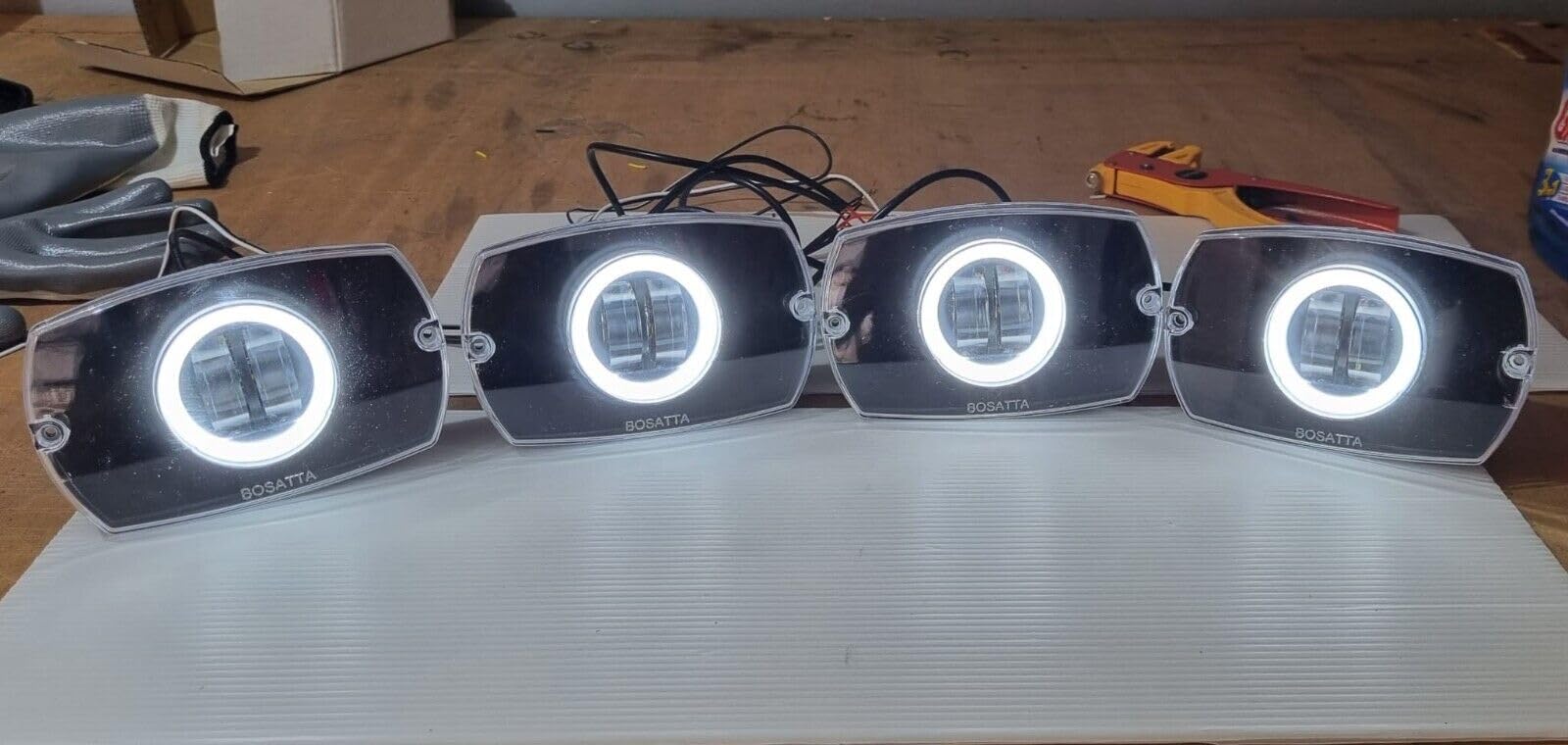 Generico FARO LED ANTERIORE 12V PER VESPA 50 SPECIAL