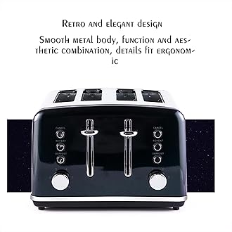 Electric Conveyor Toaster, Commercial Toaster Machine with 2 Independent Control Systems, Three Preset Functions and 6 Heating Modes Adjustable, Removal Crumb Tray and Easy To Clean, for Kitchen