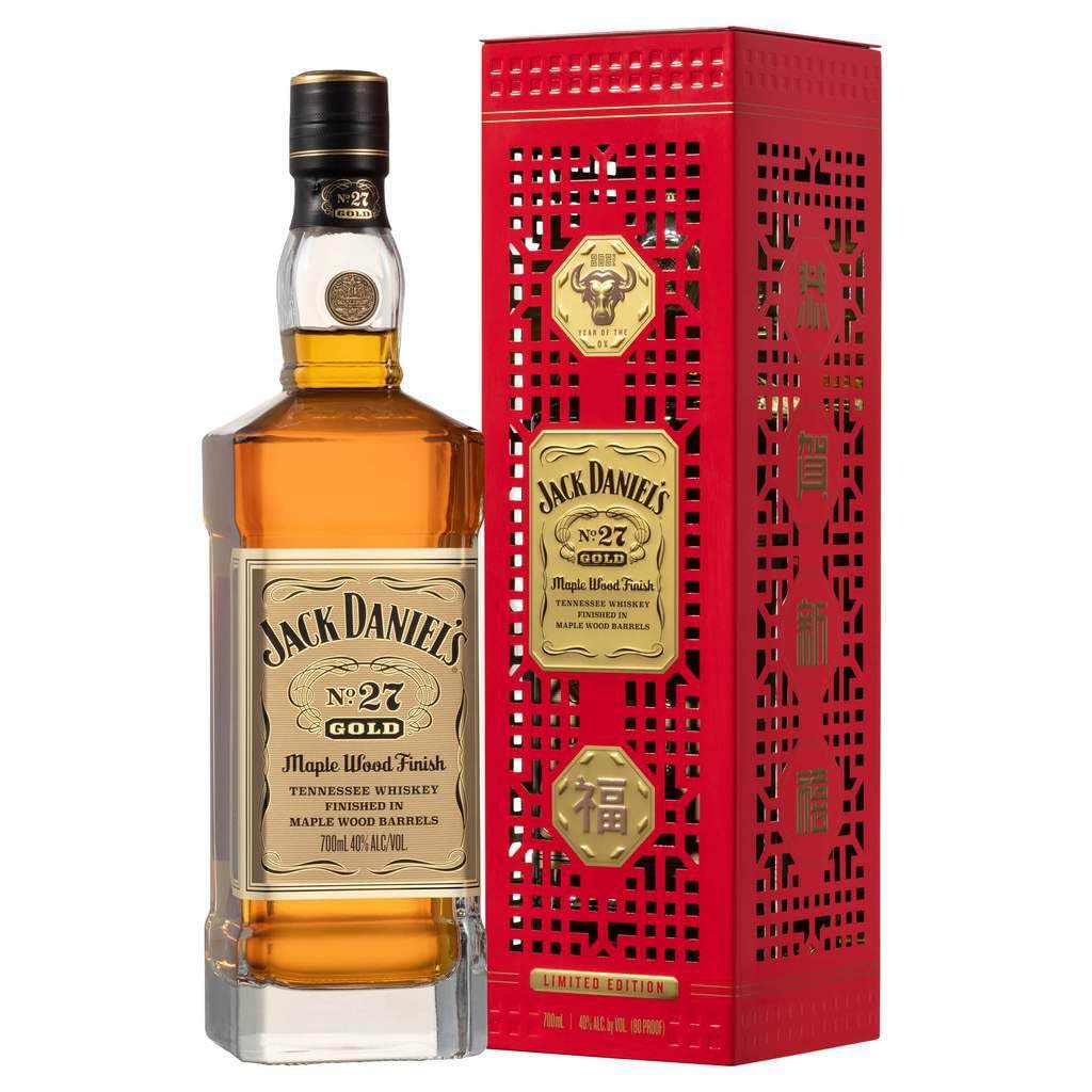 Jack Daniel No 27 Gold Maple Wood Finish Year Of The Ox Limited