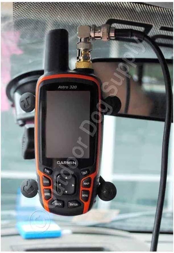 Quick Connect Elbow Connector for use with Garmin Alpha and Astro Handhelds