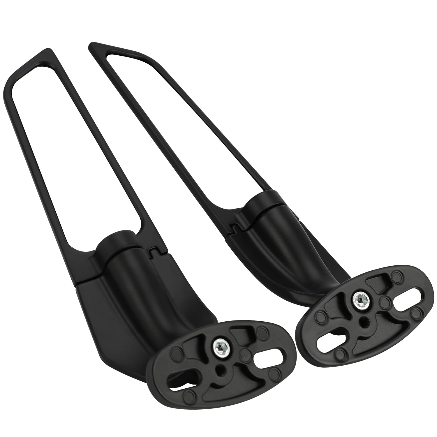 Specchietto retrovisore Laterale Girevole Moto Specchietti Laterali Supersport 360 Gradi Universali per ER6F ER6 F ZX6R ZX6 R Ninja 400 Ninja 300 Ninja 250 GSXR 600 GSXR 750 GSXR 1000 Bianco